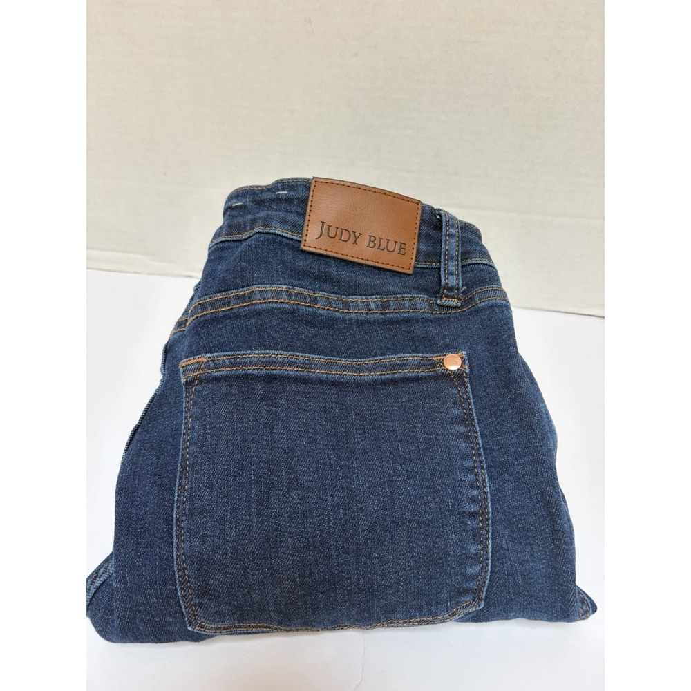 Judy Blue Mid-Rise Tummy Control Skinny Dark Wash Jeans Size 11/30 Style #88894